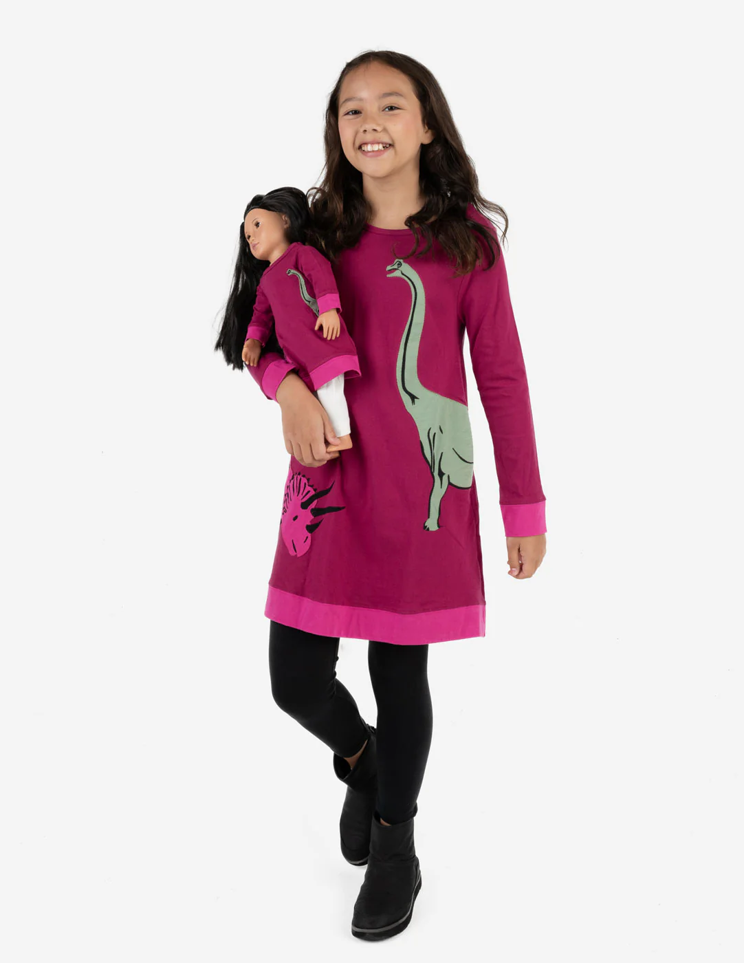 Matching Girl & Doll Cotton Dress - Image 12