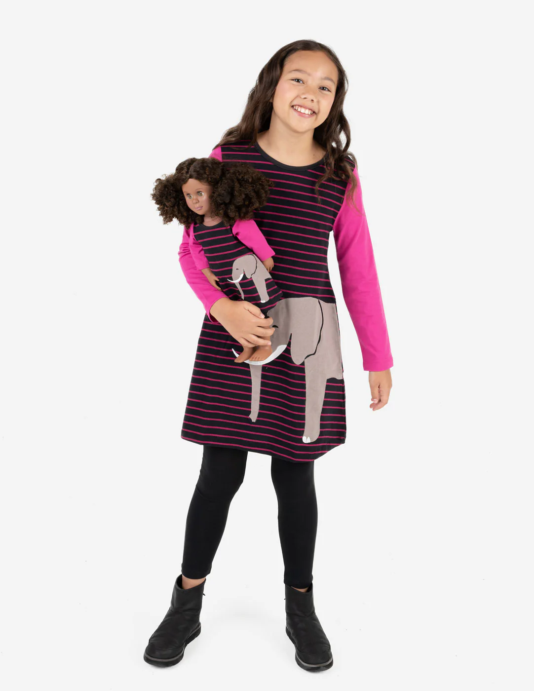 Matching Girl & Doll Cotton Dress - Image 15