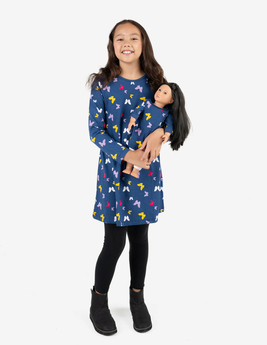 Matching Girl & Doll Cotton Dress - Image 4
