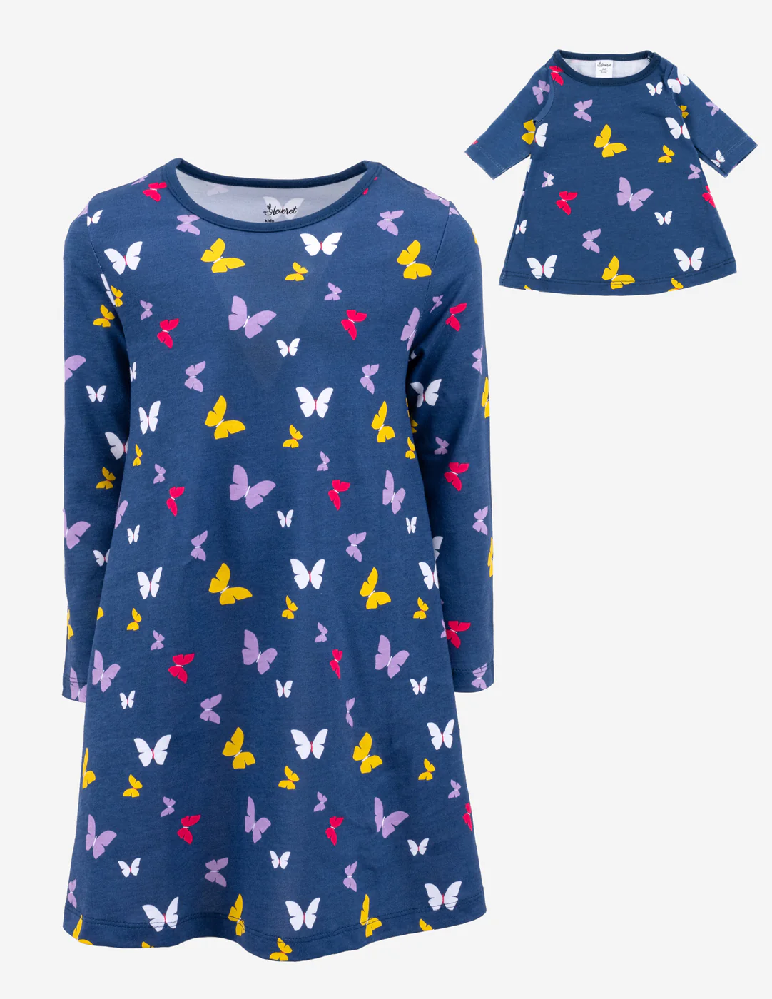 Matching Girl & Doll Cotton Dress - Image 5