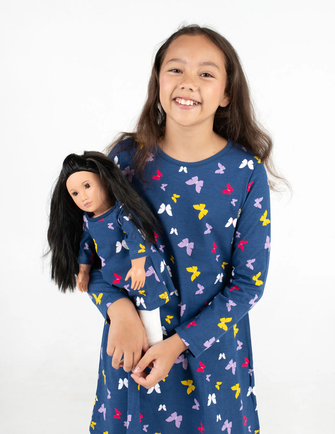 Matching Girl & Doll Cotton Dress - Image 6