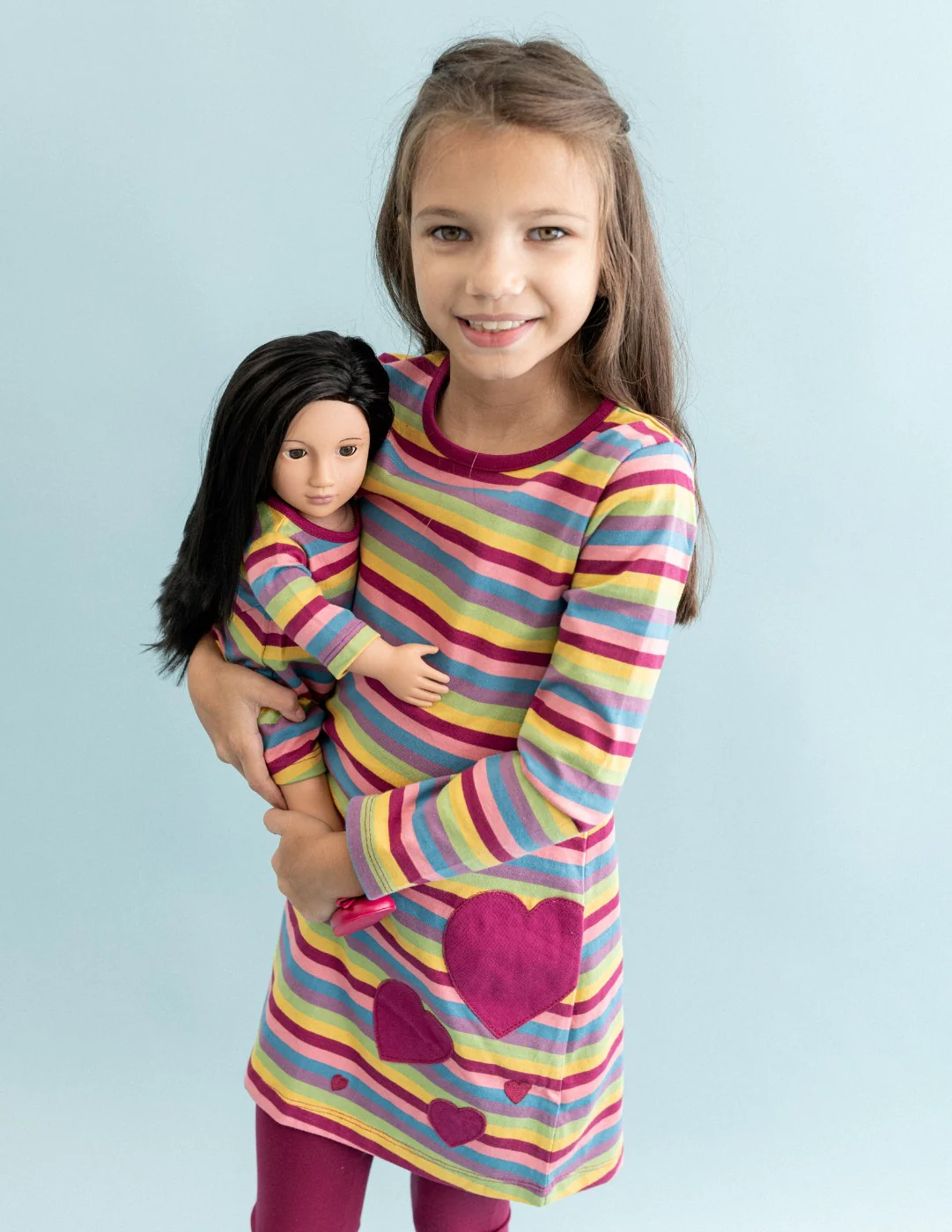 Matching Girl & Doll Cotton Dress - Image 8
