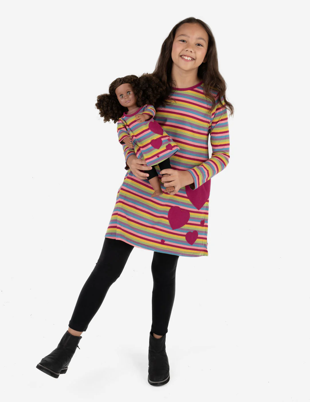 Matching Girl & Doll Cotton Dress - Image 9