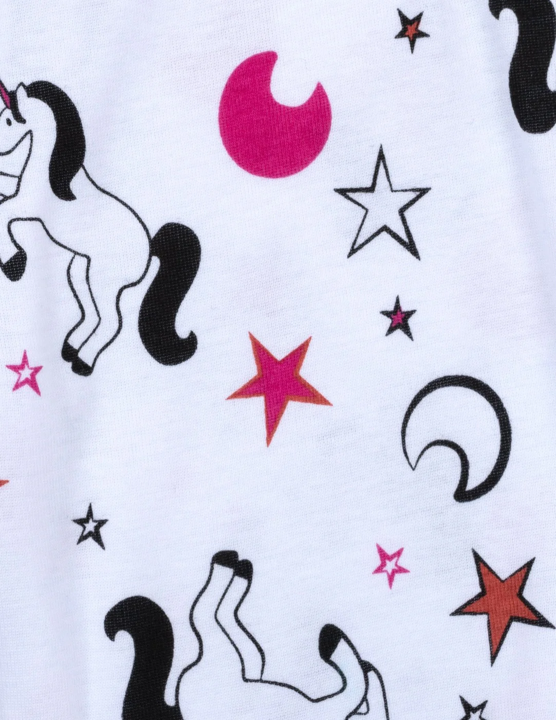 Girl and Doll Matching Unicorn Print Pajamas - Image 2