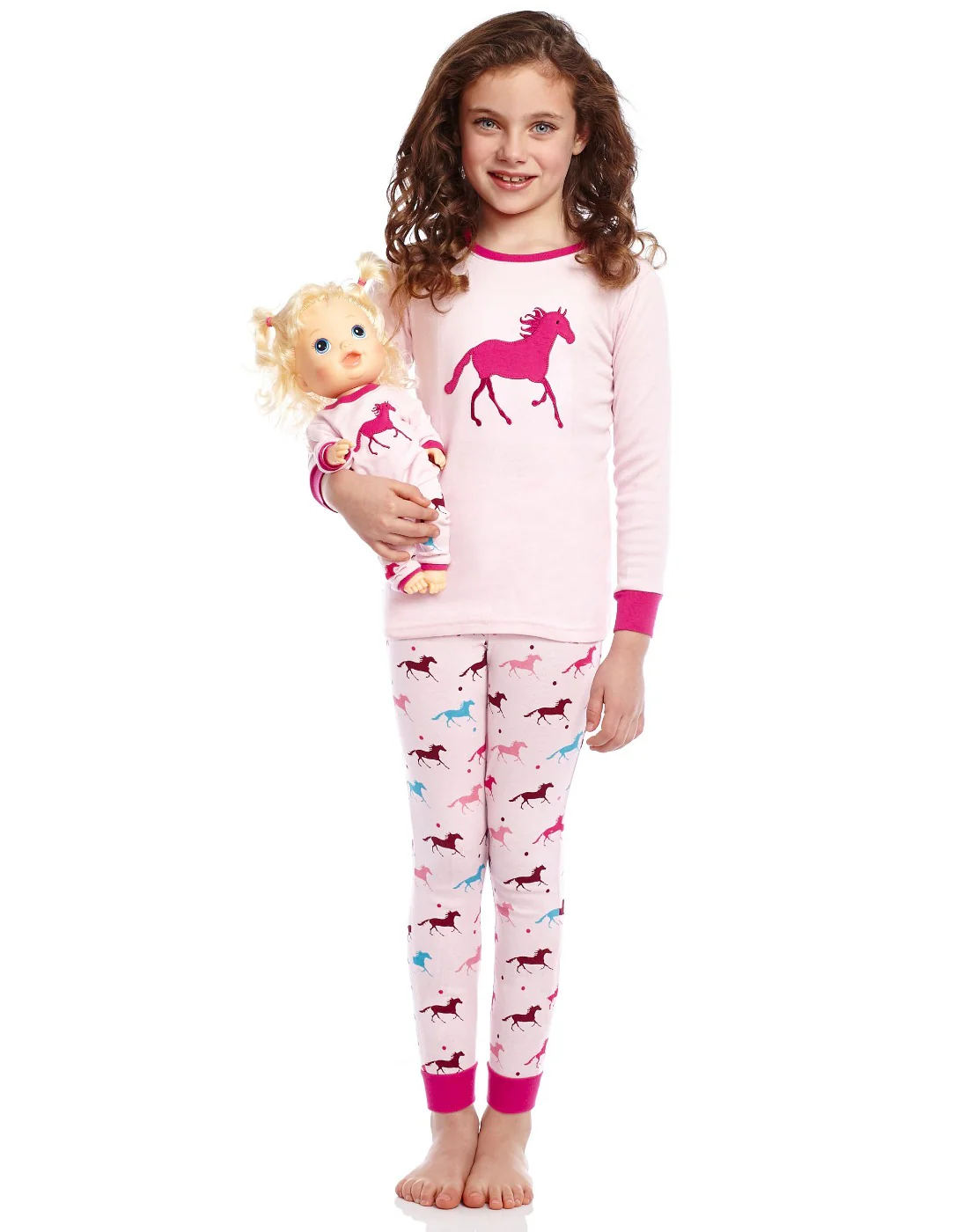 Matching Girl & Doll Horse Pajamas - Image 2