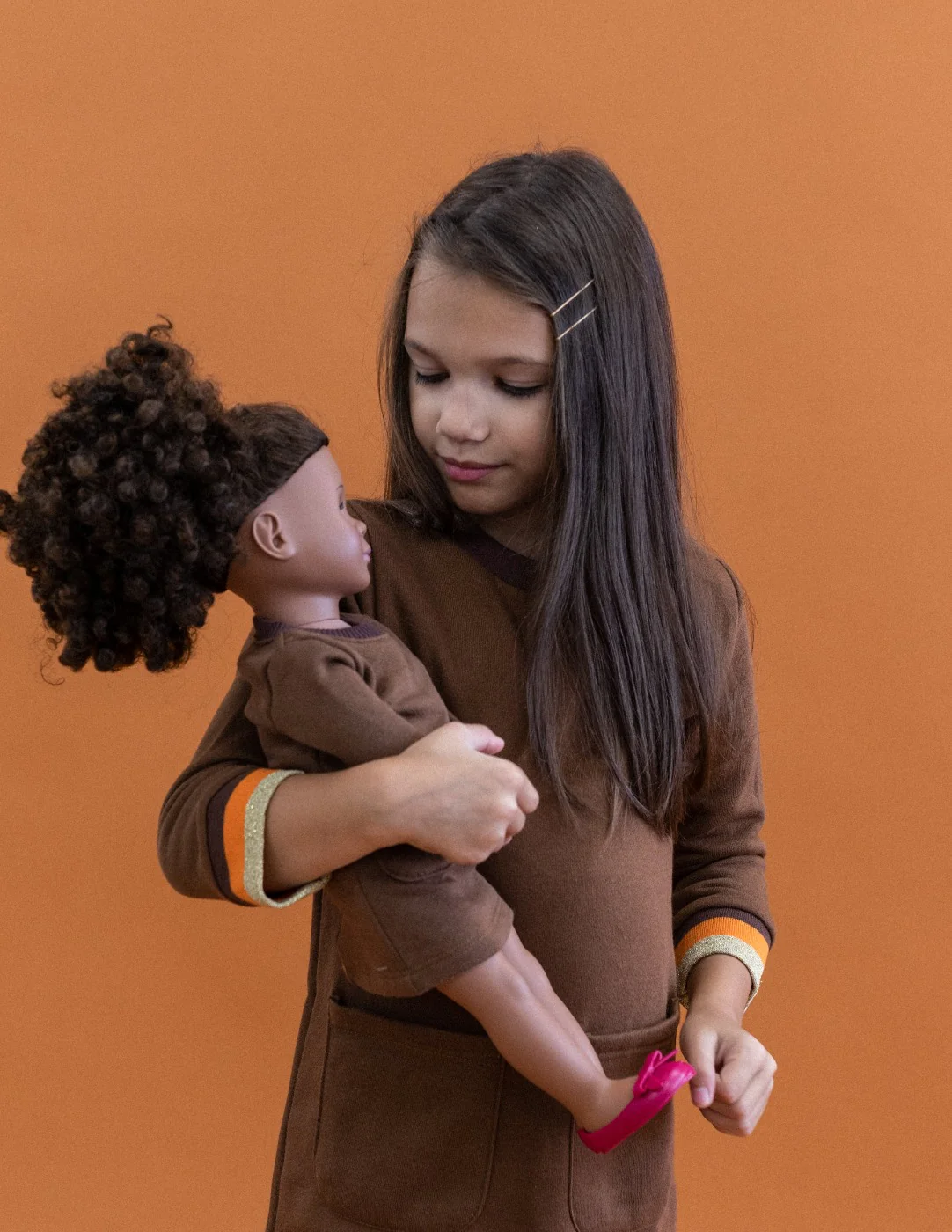 Matching Girl & Doll Sweatshirt Tunic Dress - Image 28