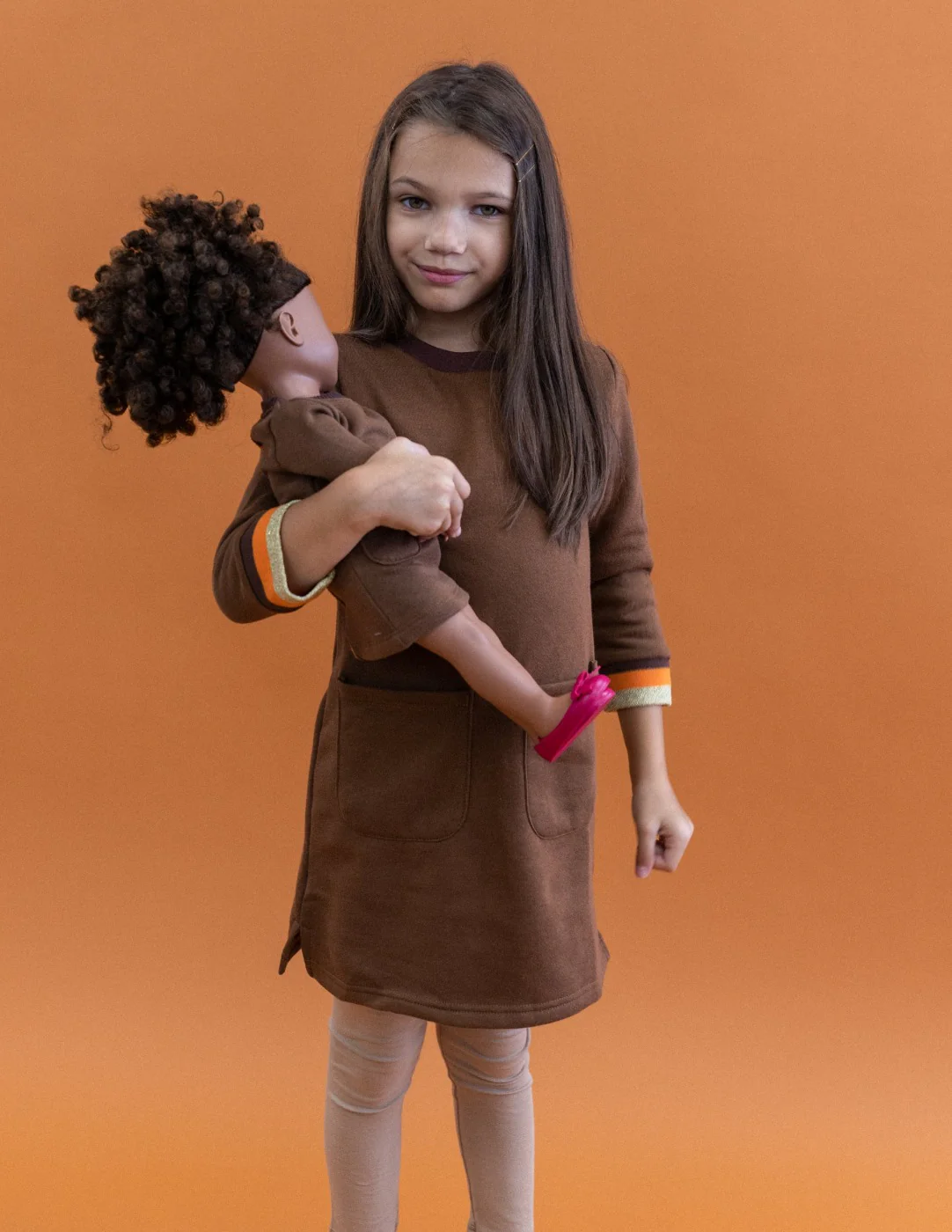 Matching Girl & Doll Sweatshirt Tunic Dress - Image 30
