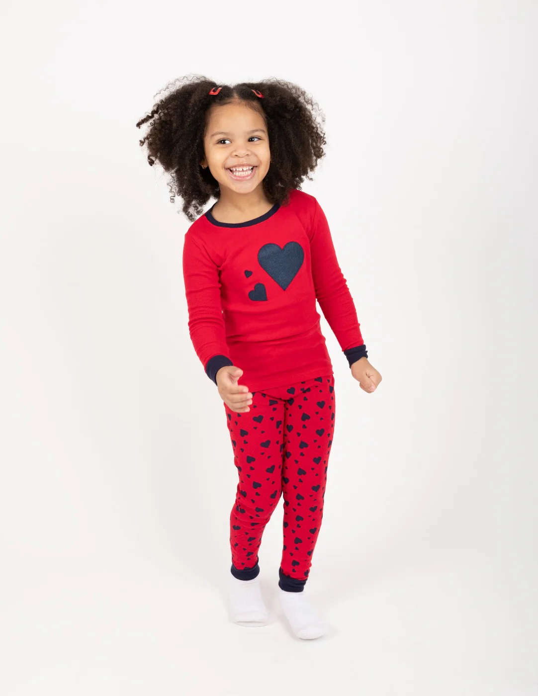 Hearts Cotton Pajamas - Image 3
