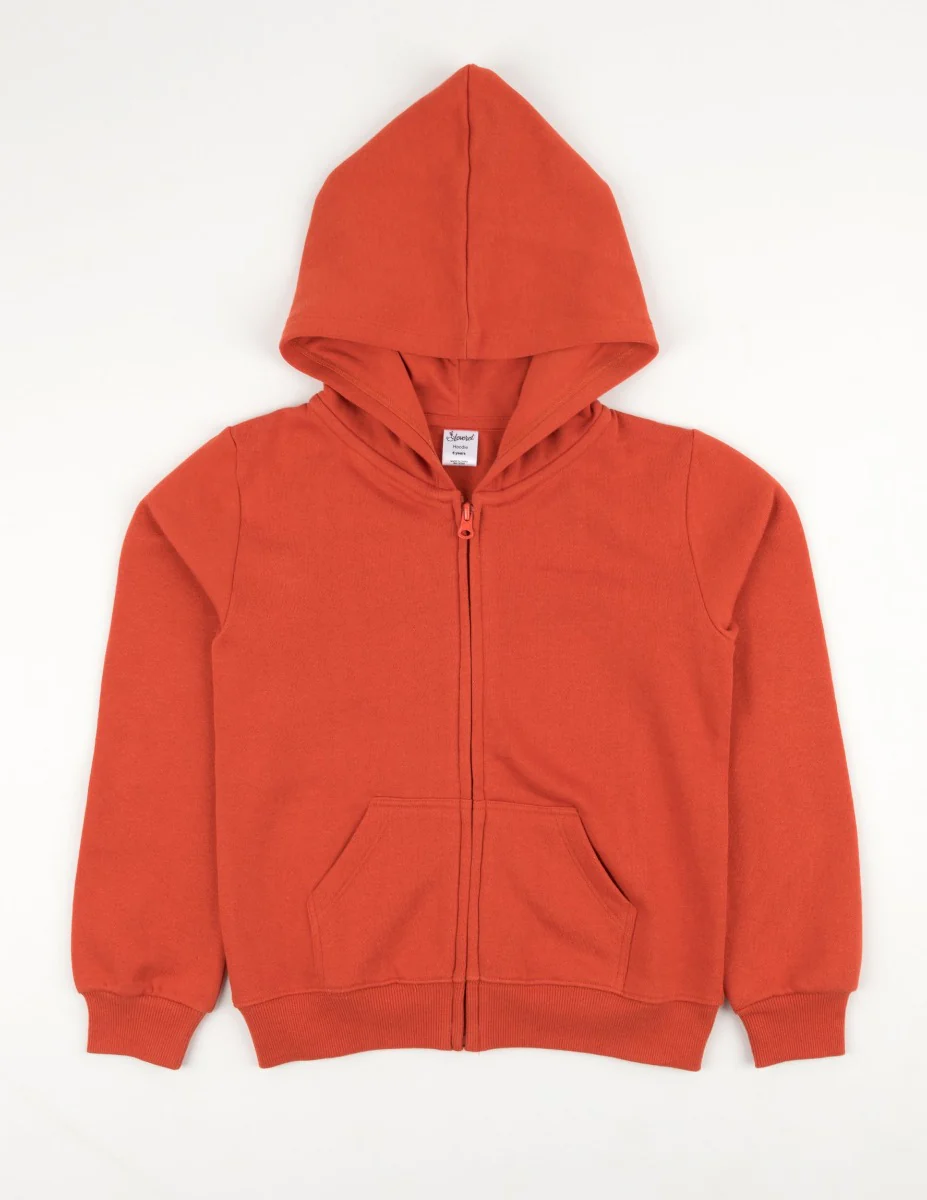 Solid Classic Color Zip Hoodies - Image 10