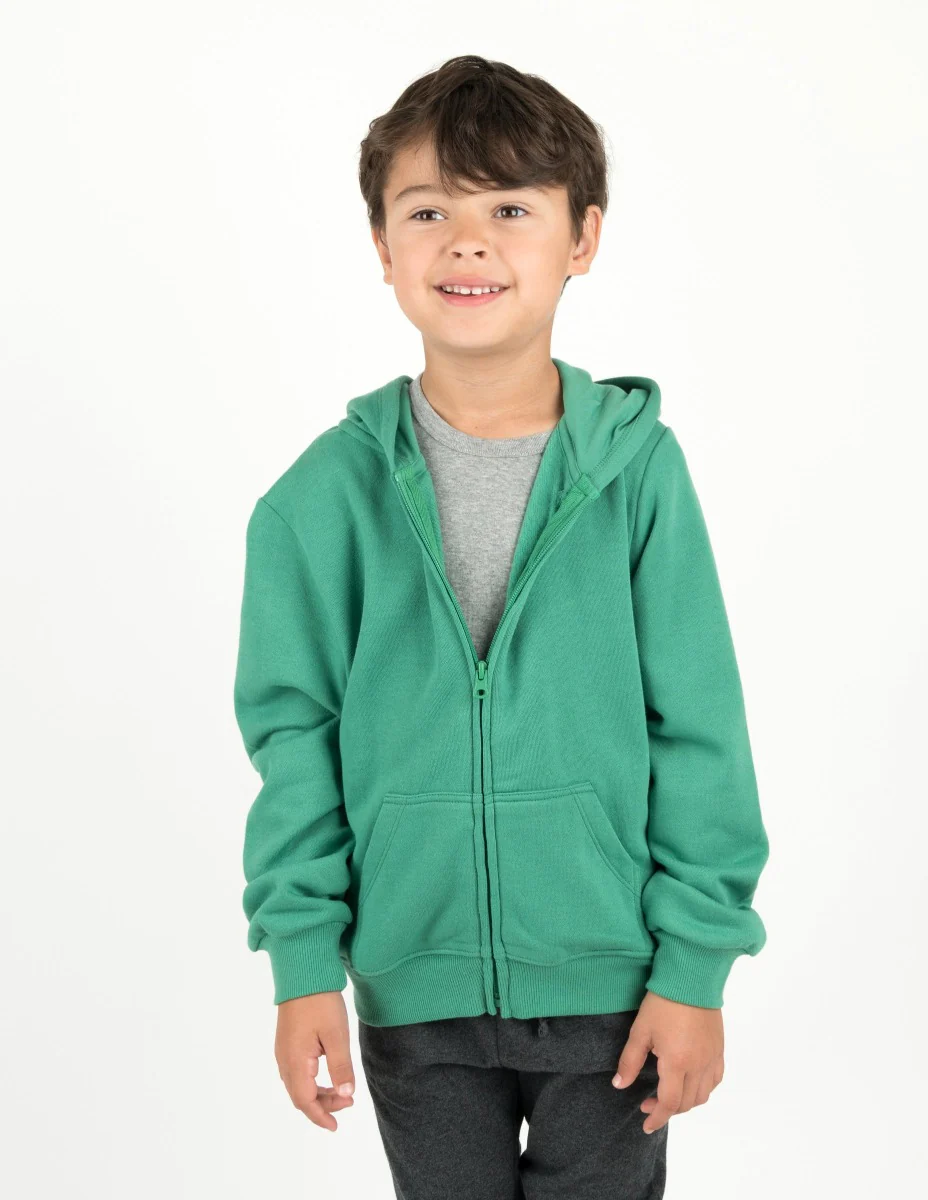 Solid Classic Color Zip Hoodies - Image 11
