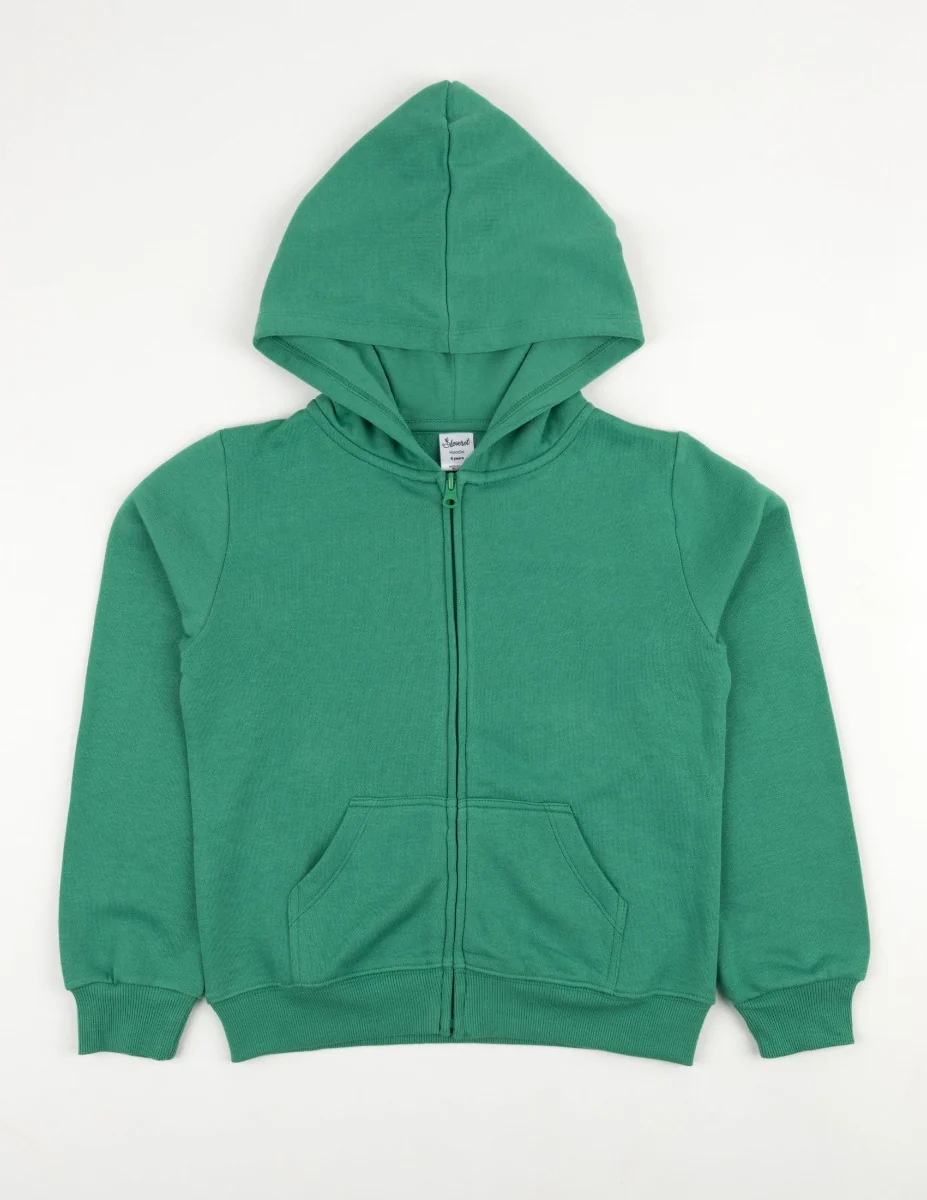 Solid Classic Color Zip Hoodies - Image 12