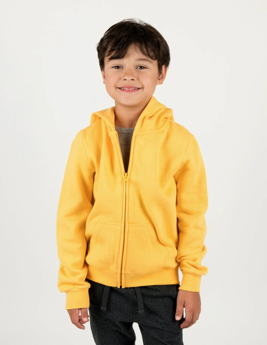 Solid Classic Color Zip Hoodies - Image 13