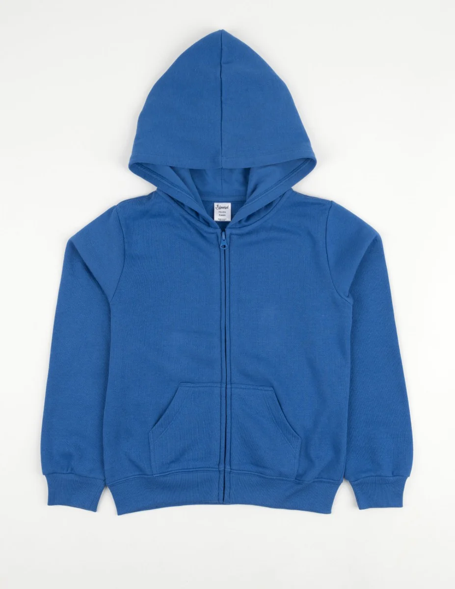 Solid Classic Color Zip Hoodies - Image 6