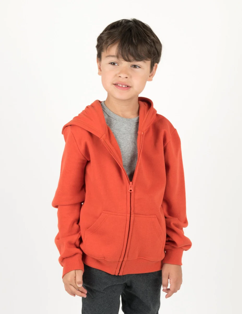 Solid Classic Color Zip Hoodies - Image 9