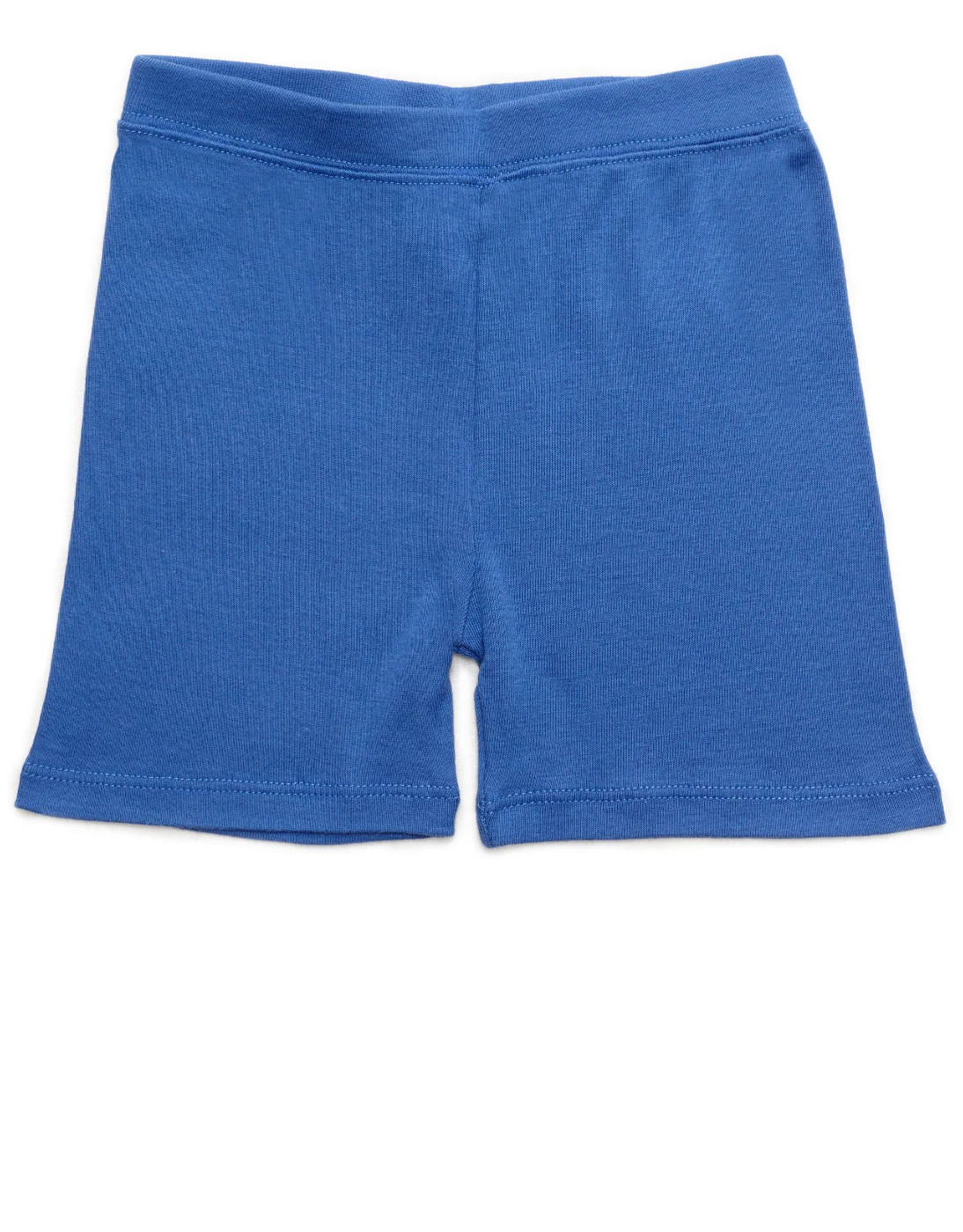 Kids Classic Solid Color Cotton Shorts - Image 3