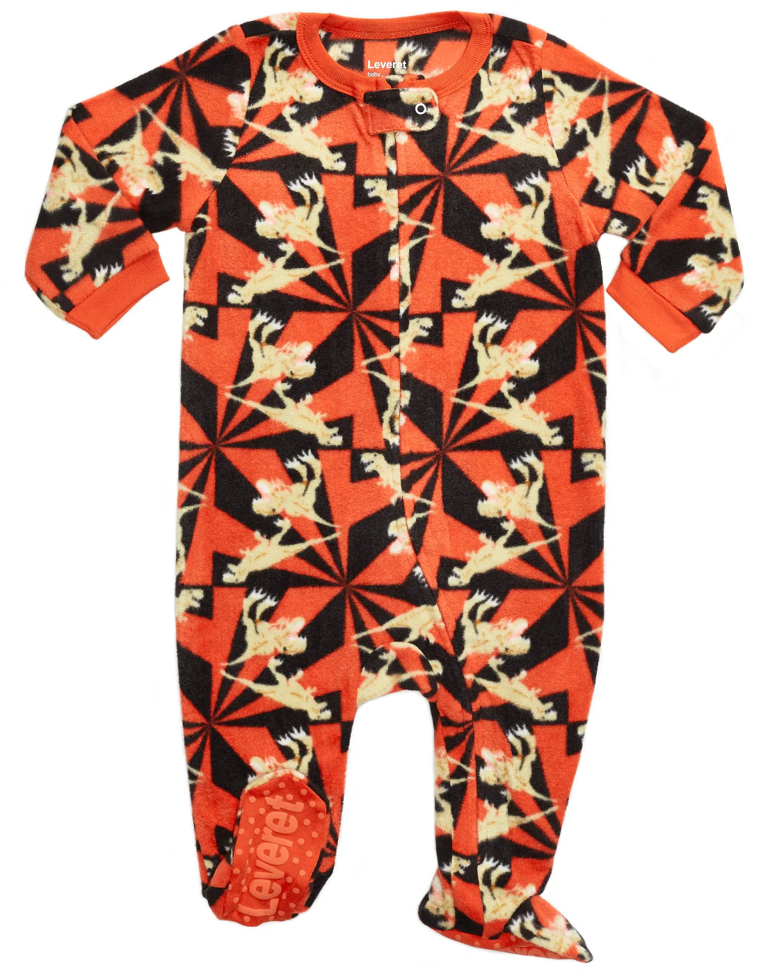 Kid's Footed Animal Fleece Pajamas - Image 3