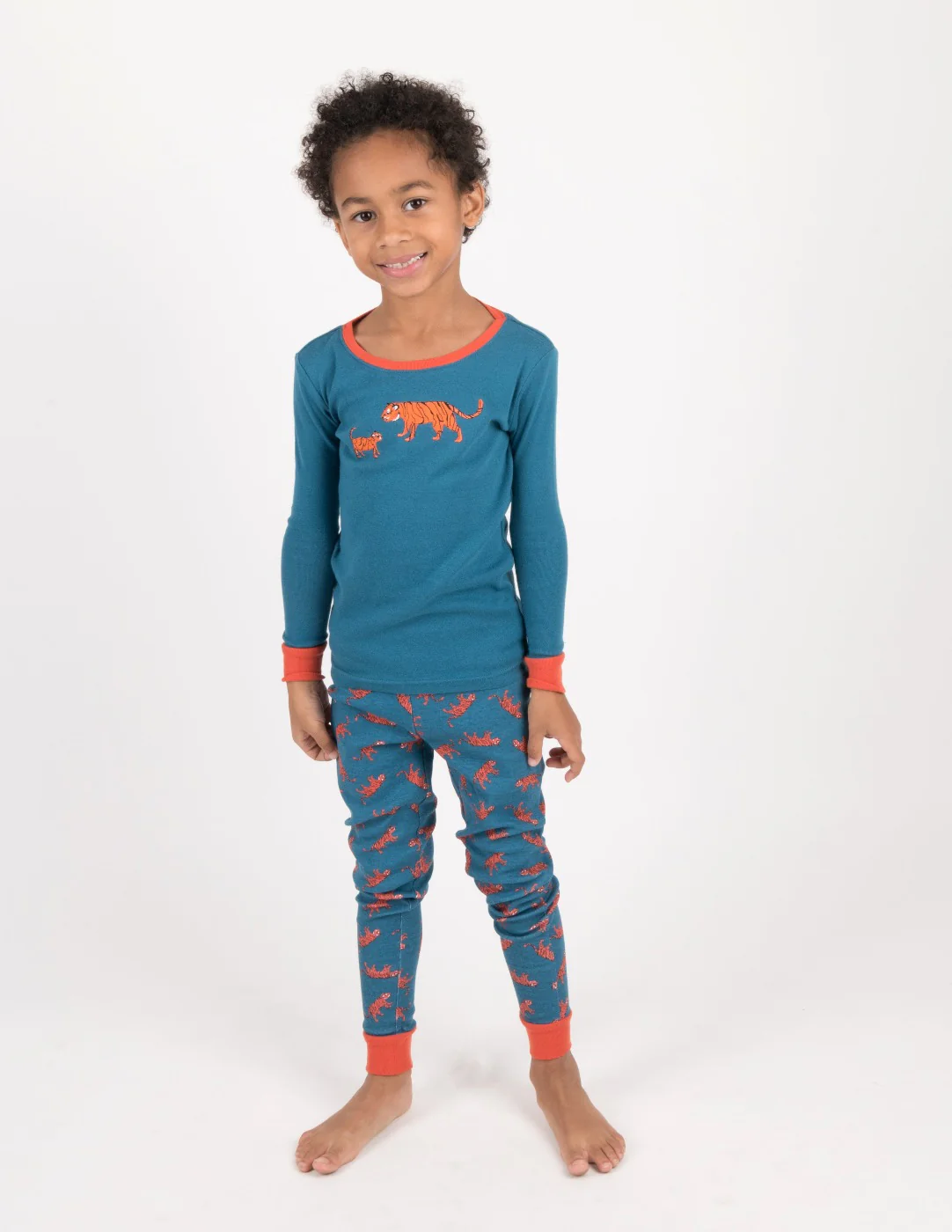 Kids Long Sleeve Cotton Pajamas - Image 12