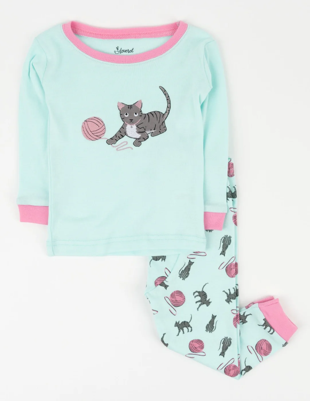 Kids Long Sleeve Cotton Pajamas - Image 13
