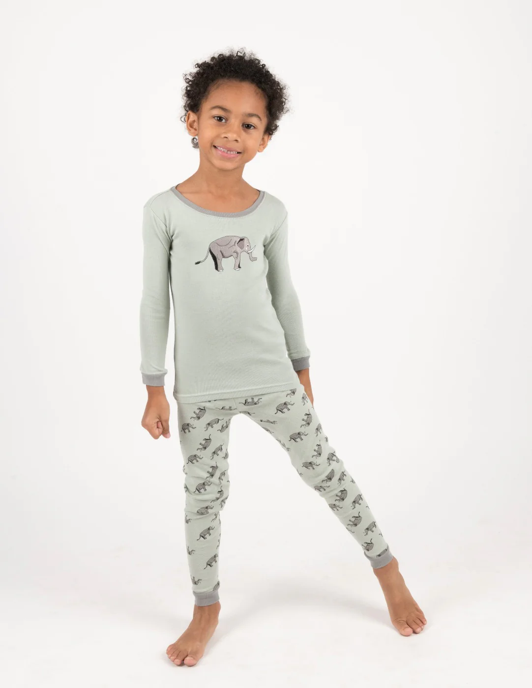 Kids Long Sleeve Cotton Pajamas - Image 9