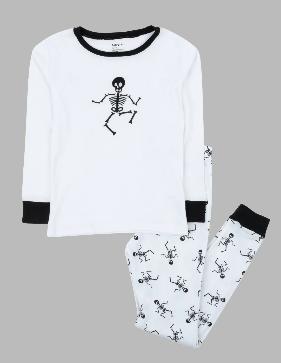 Kids Skeleton Two Piece Pajamas - Image 2