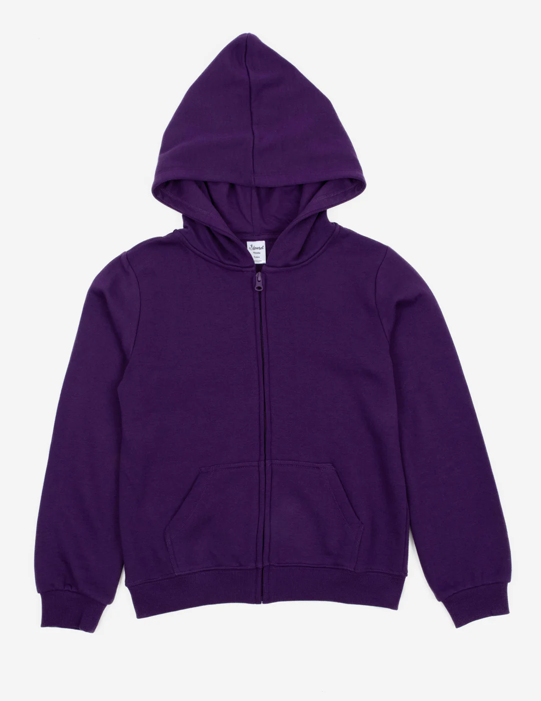 Cotton Solid Boho Color Zipper Hoodies - Image 3