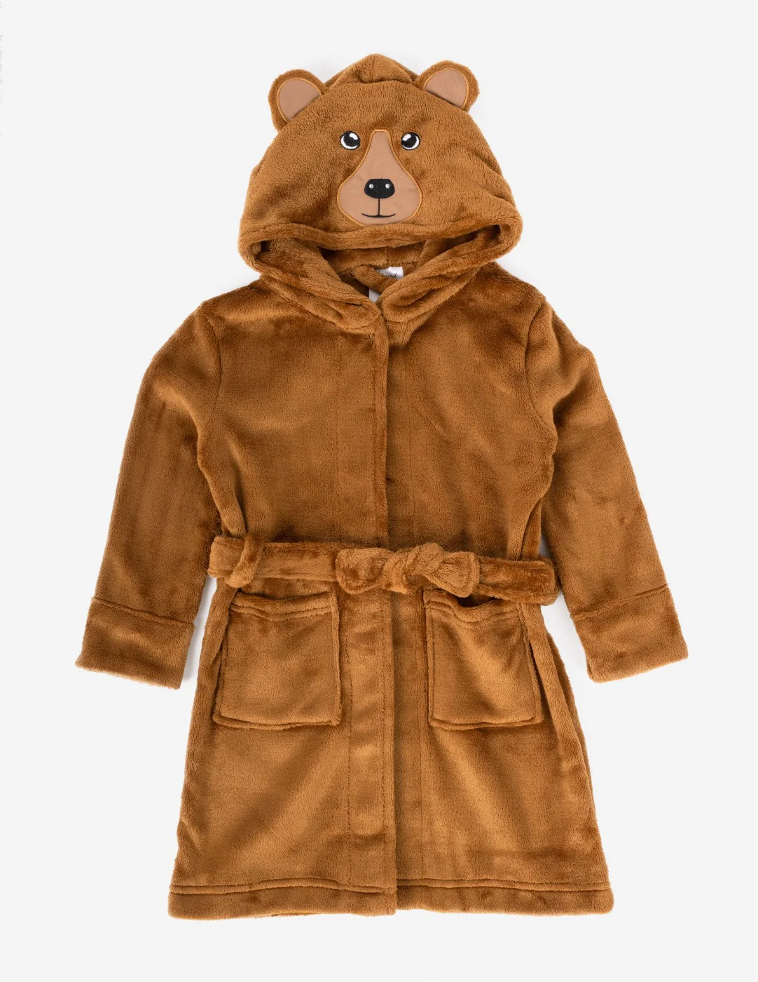 Kids Hooded Fleece Animal Robe - Image 9