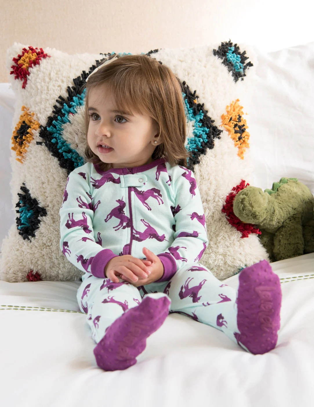 Baby Footed Horse & Unicorn Pajamas - Image 2