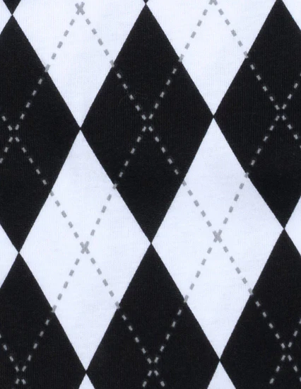 Baby Footed Argyle Print Pajamas - Image 5