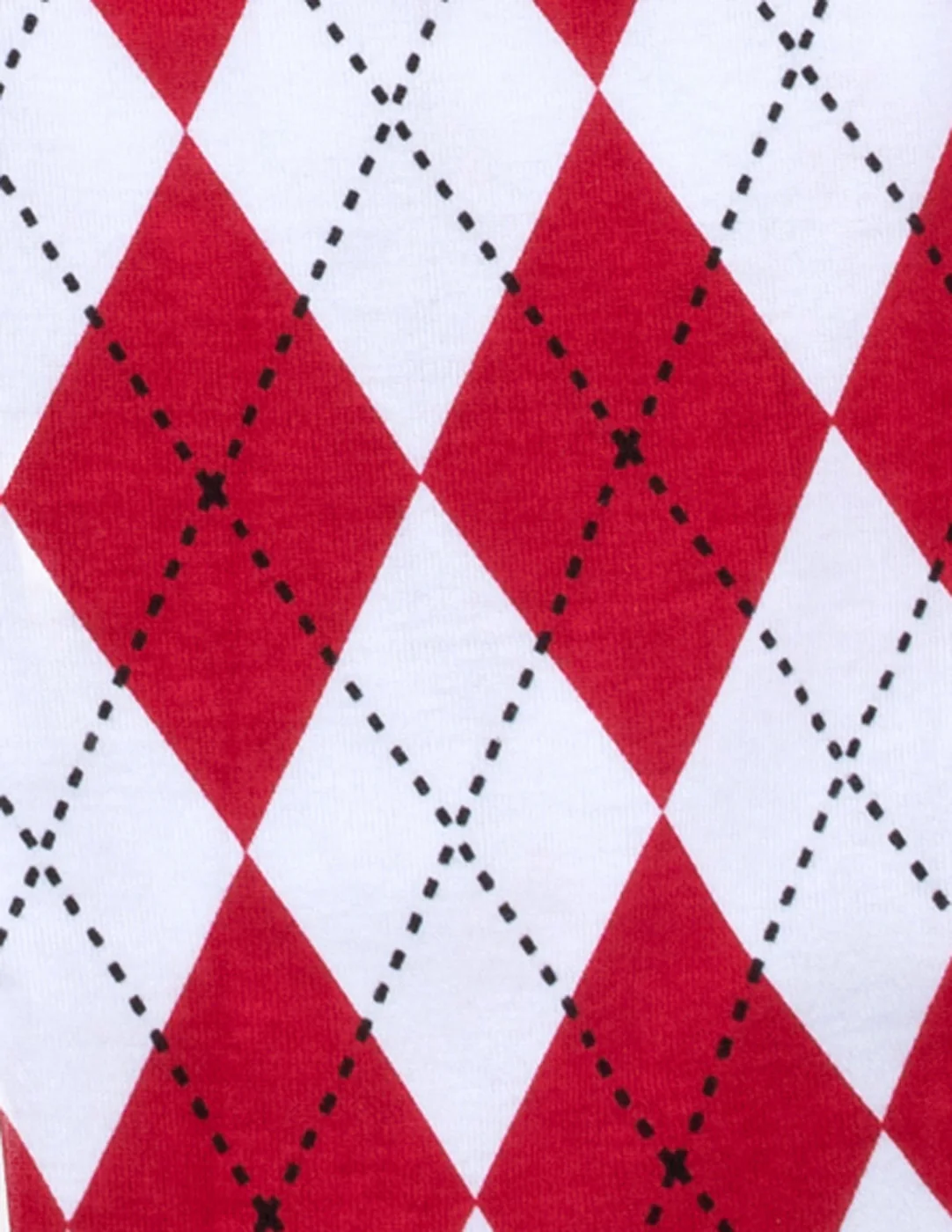 Baby Footed Argyle Print Pajamas - Image 7