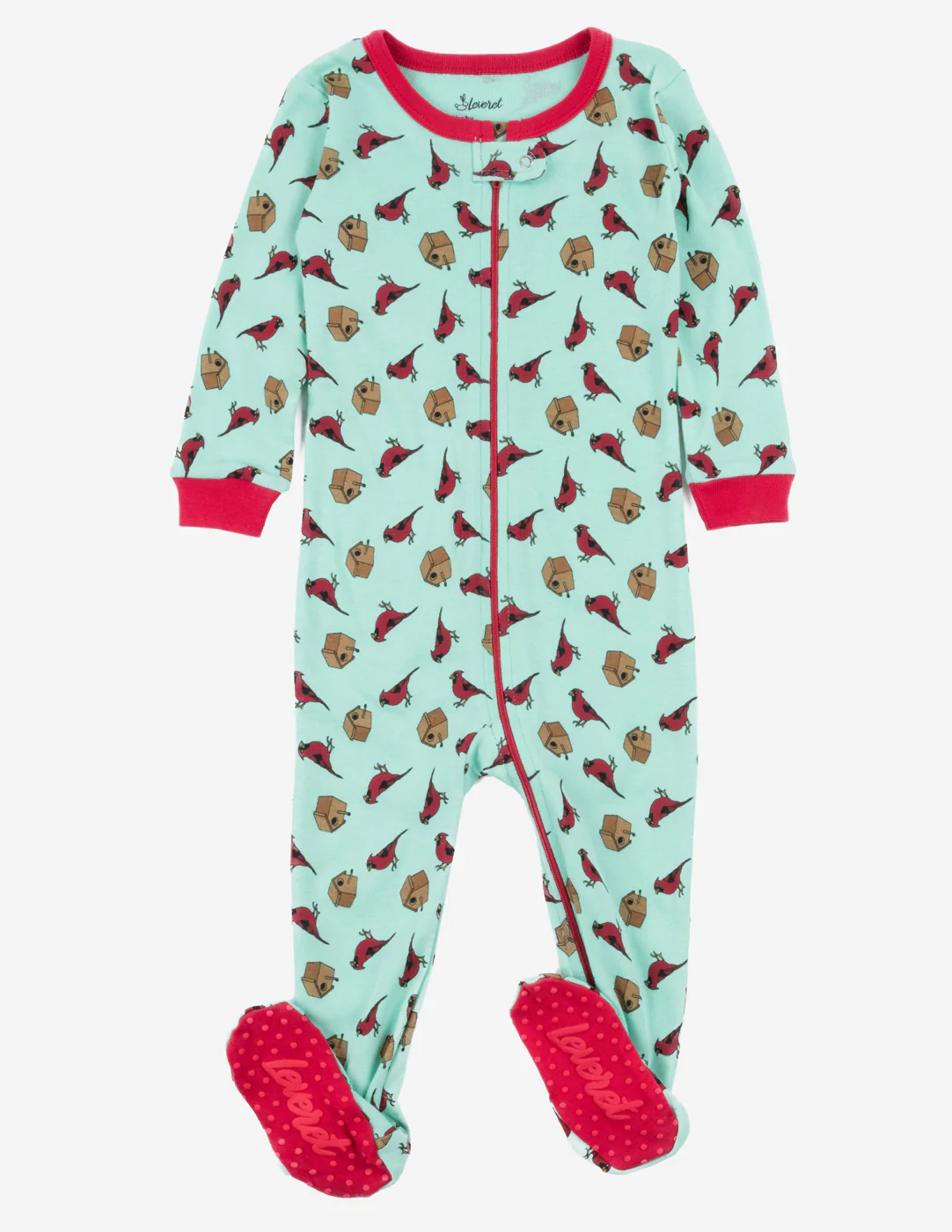 Kids Footed Cotton Pajamas - Image 11