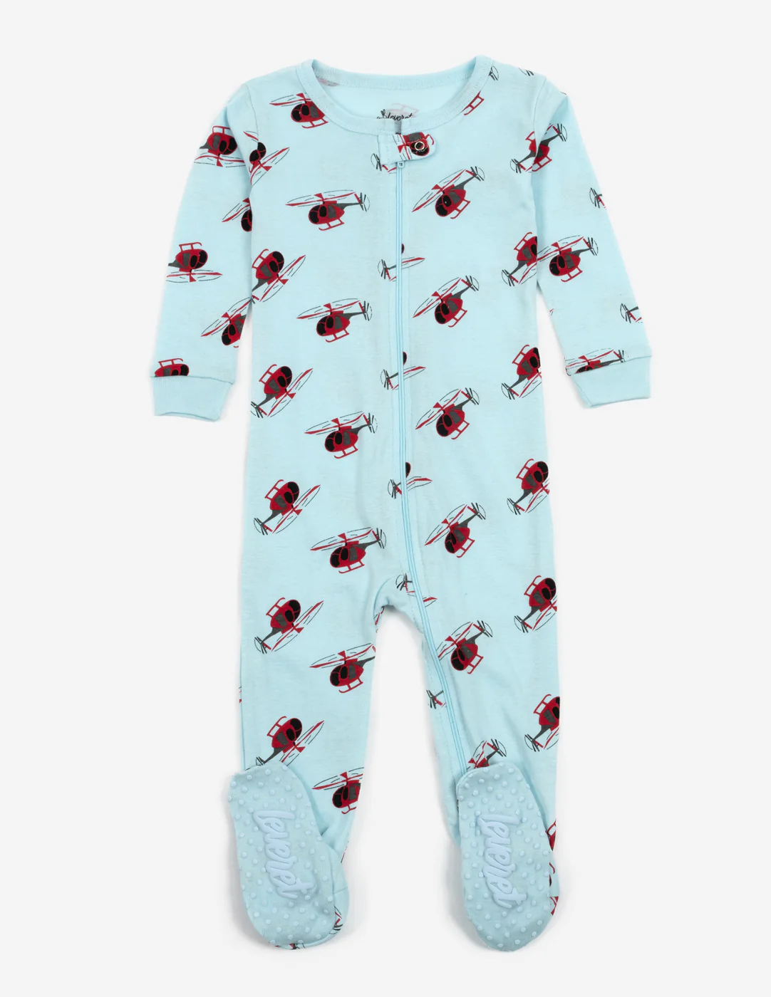 Kids Footed Cotton Pajamas - Image 9