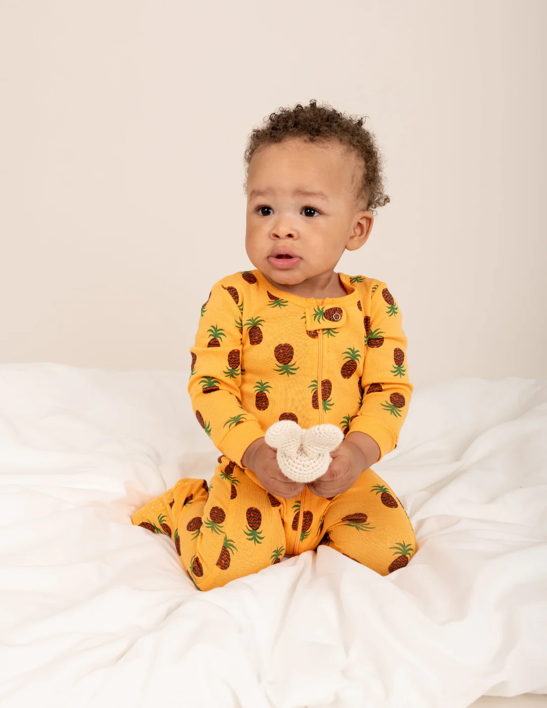 Baby Footed Food Print Pajamas - Image 2