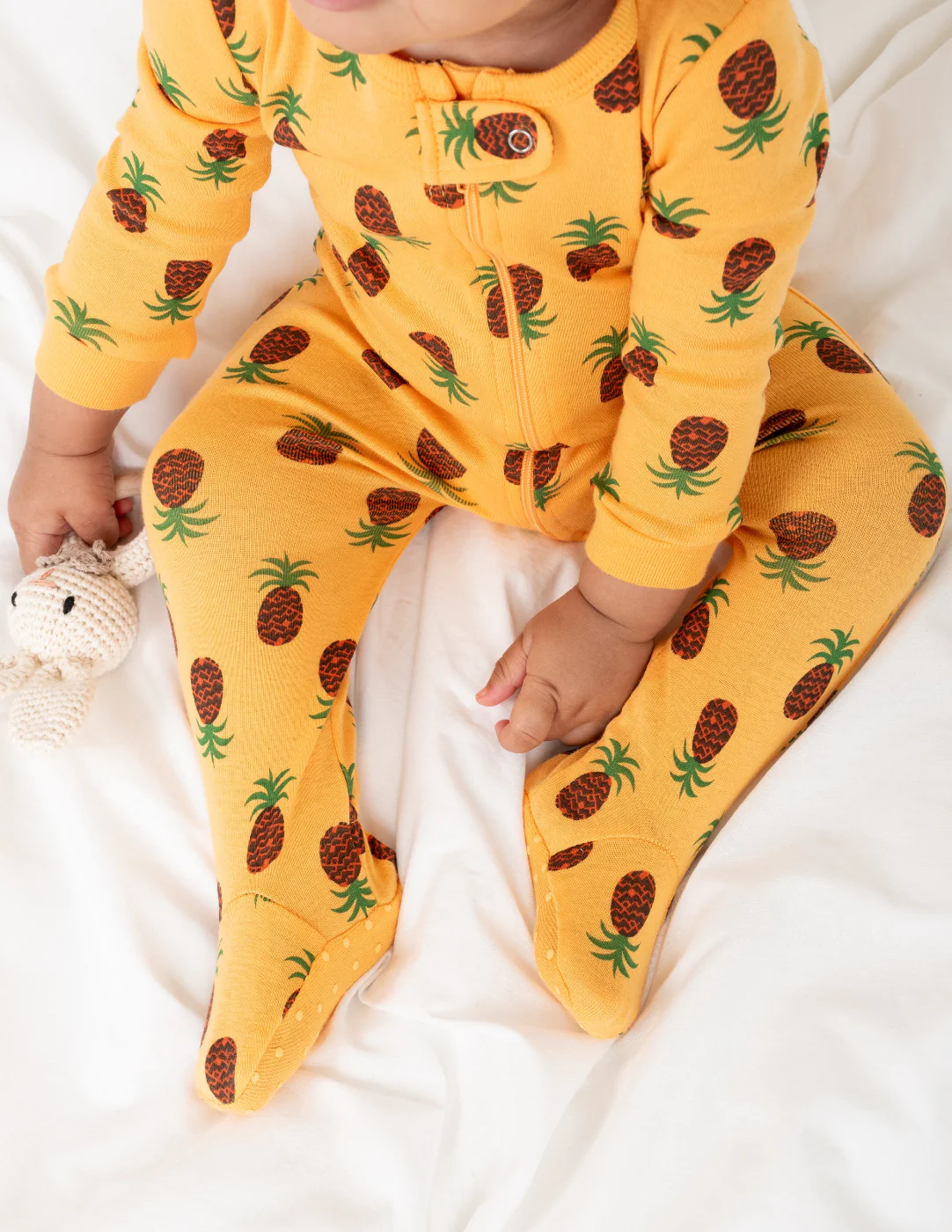 Baby Footed Food Print Pajamas - Image 3