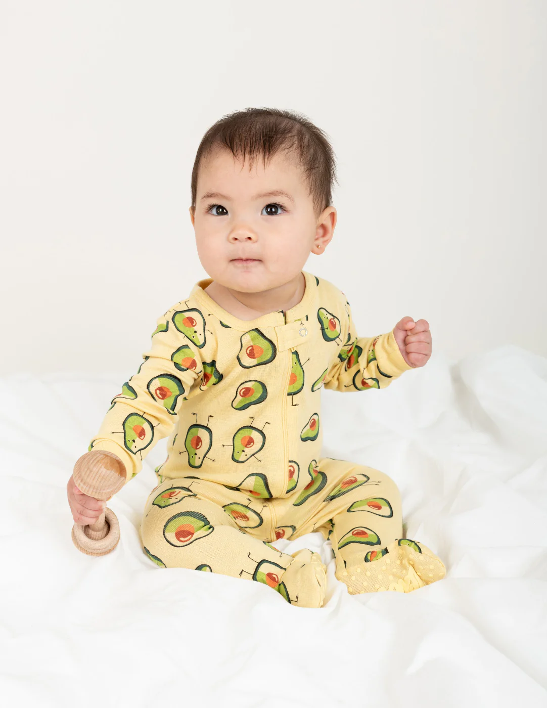 Baby Footed Food Print Pajamas - Image 7