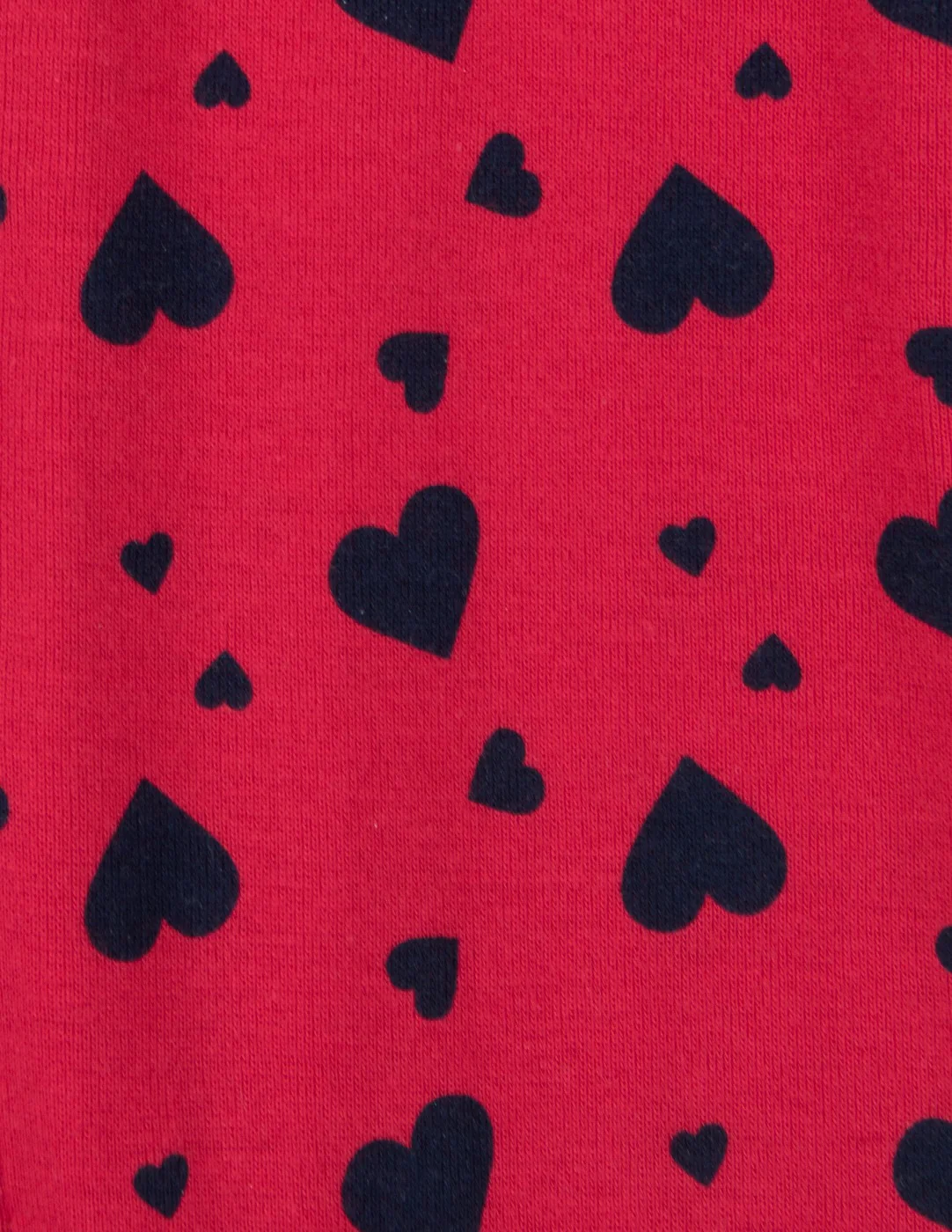 Baby Footed Hearts Pajamas - Image 5