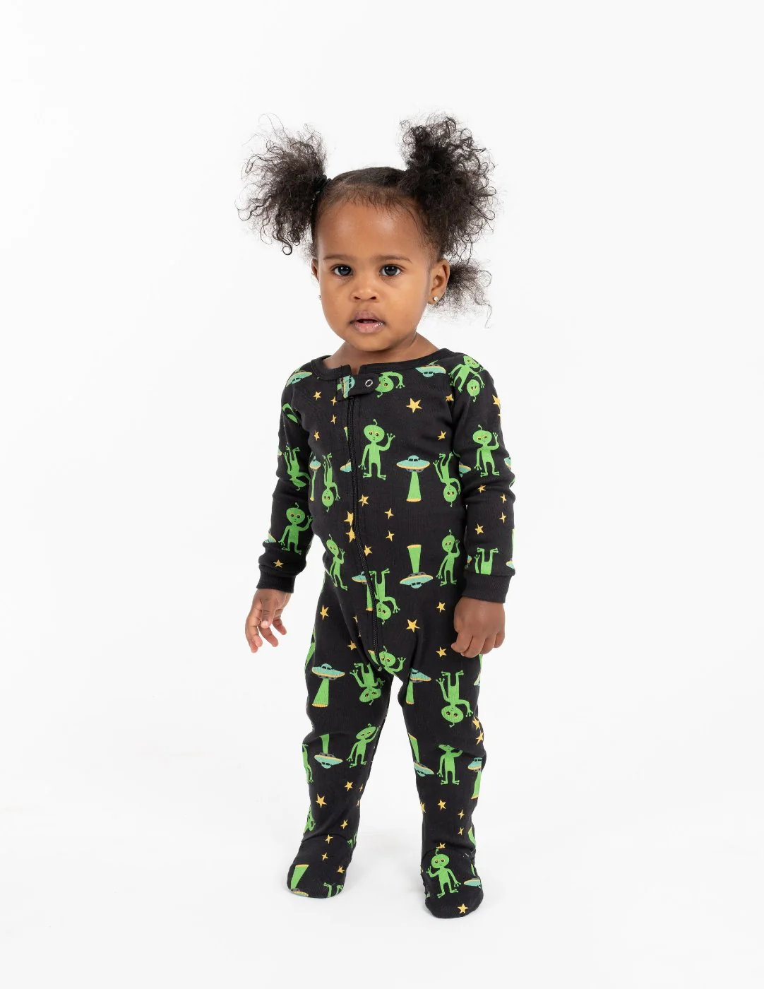 Kids Footed Alien Pajamas - Image 2