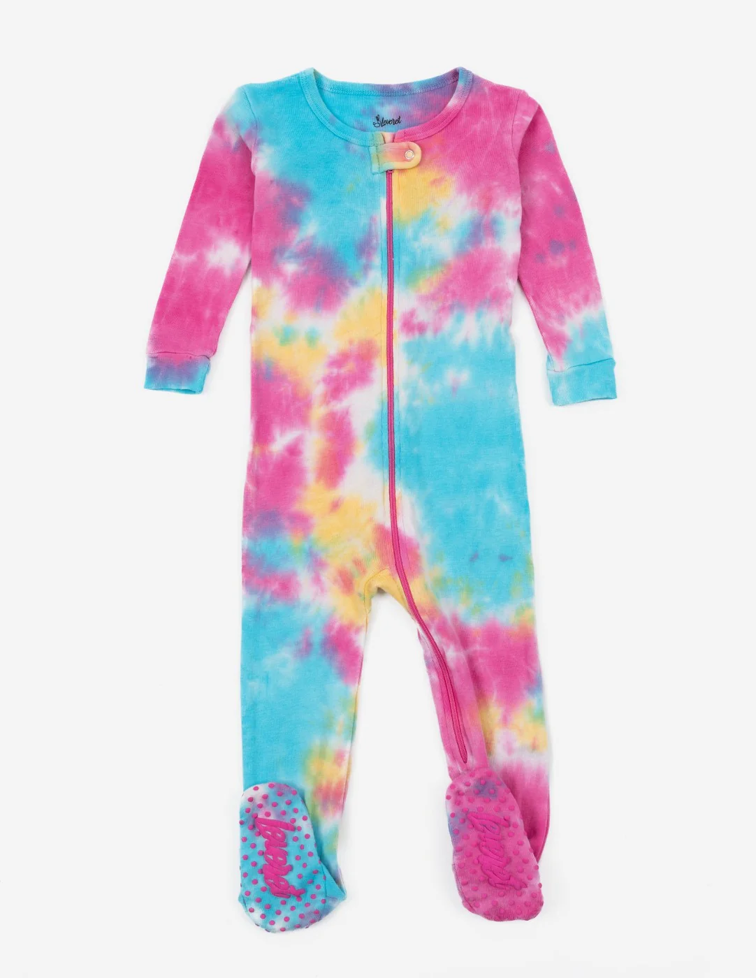 Baby Footed Mix Dye Cotton Pajamas - Image 9