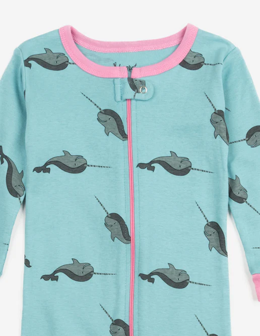 Baby Footed Ocean Animal Pajamas - Image 3