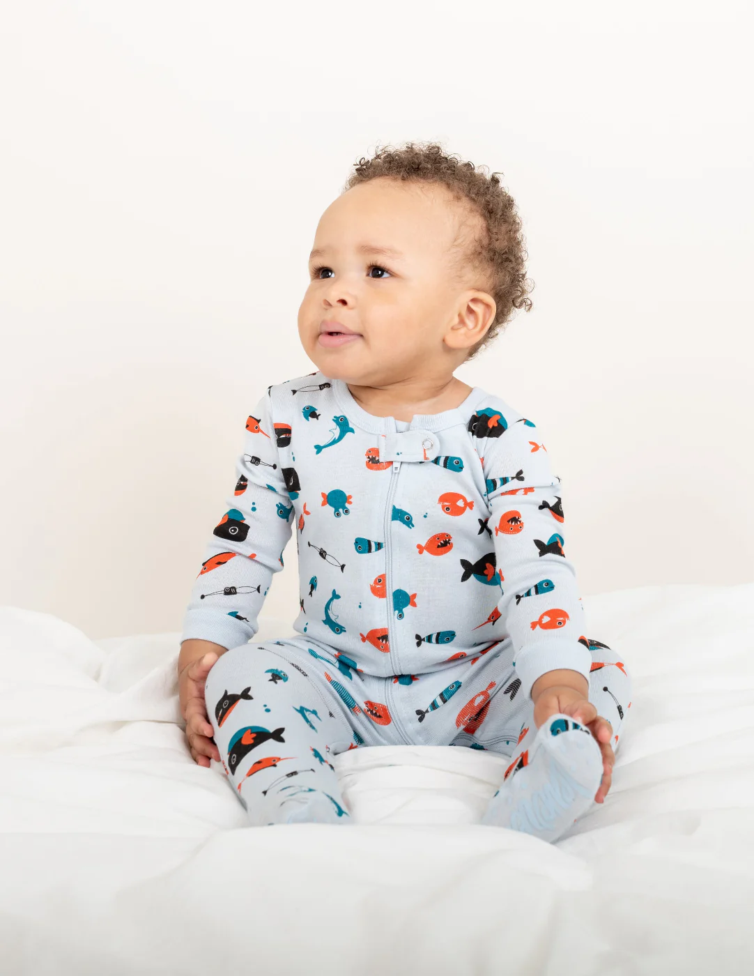Baby Footed Ocean Animal Pajamas - Image 5