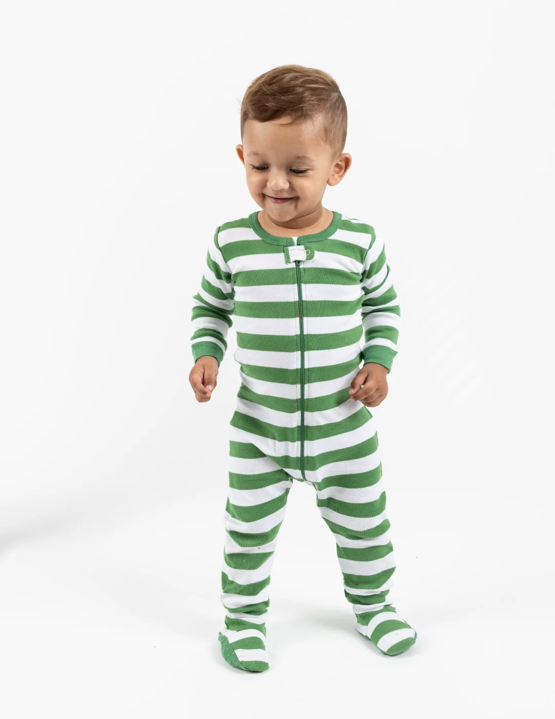 Baby Footed Striped Pajamas - Image 3