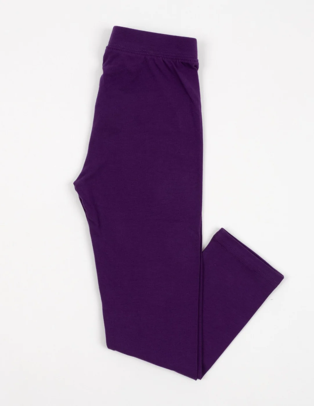 Cotton Boho Solid Color Spandex Leggings - Image 2