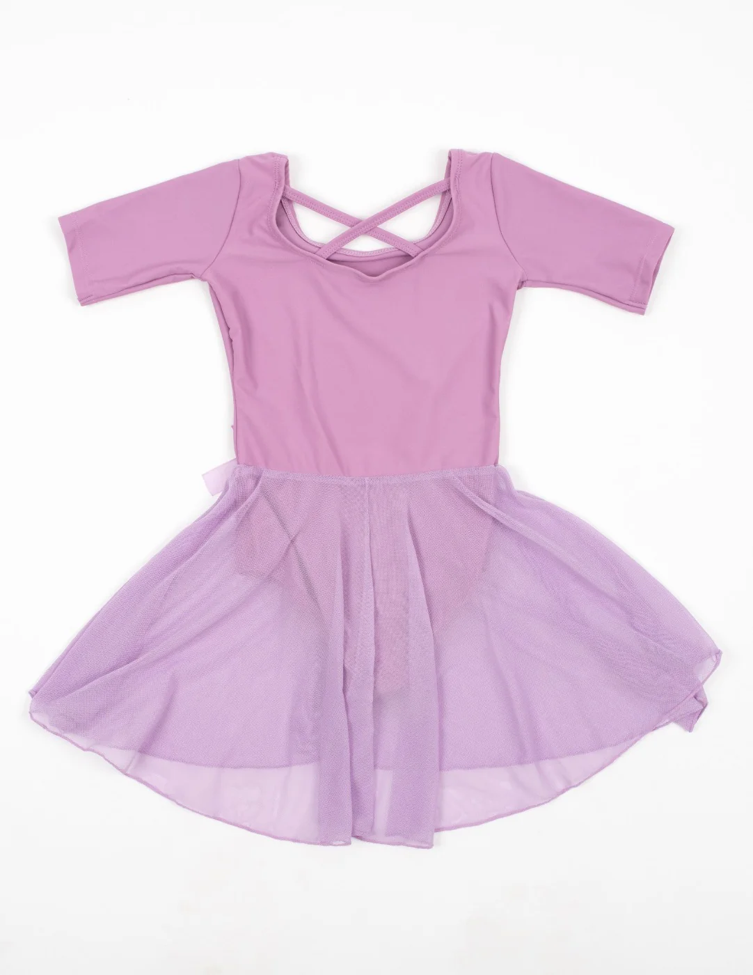 Short Sleeve Skirt Leotard - Image 11
