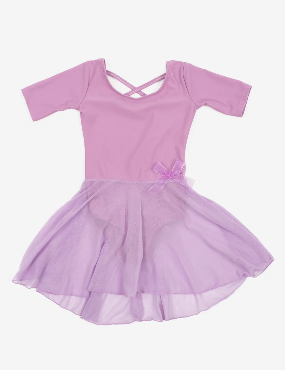 Short Sleeve Skirt Leotard - Image 12