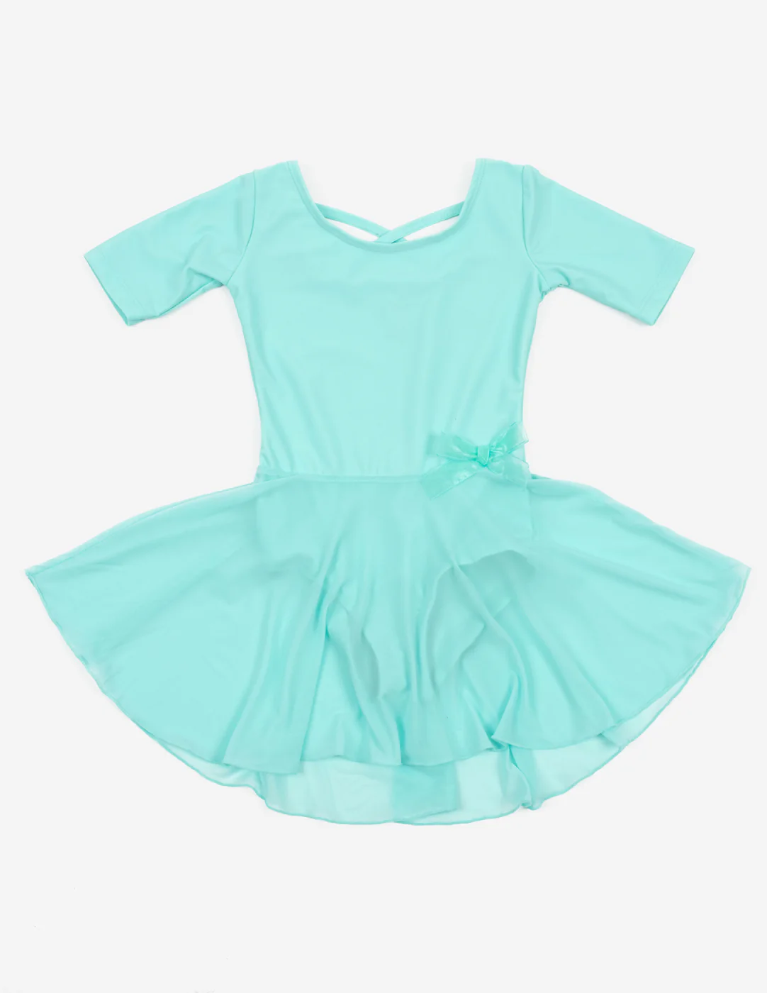 Short Sleeve Skirt Leotard - Image 15
