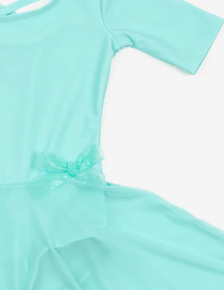 Short Sleeve Skirt Leotard - Image 16