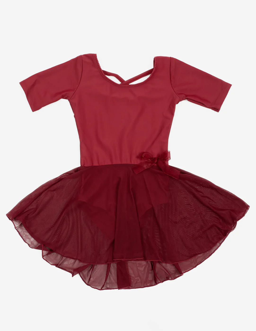 Short Sleeve Skirt Leotard - Image 5