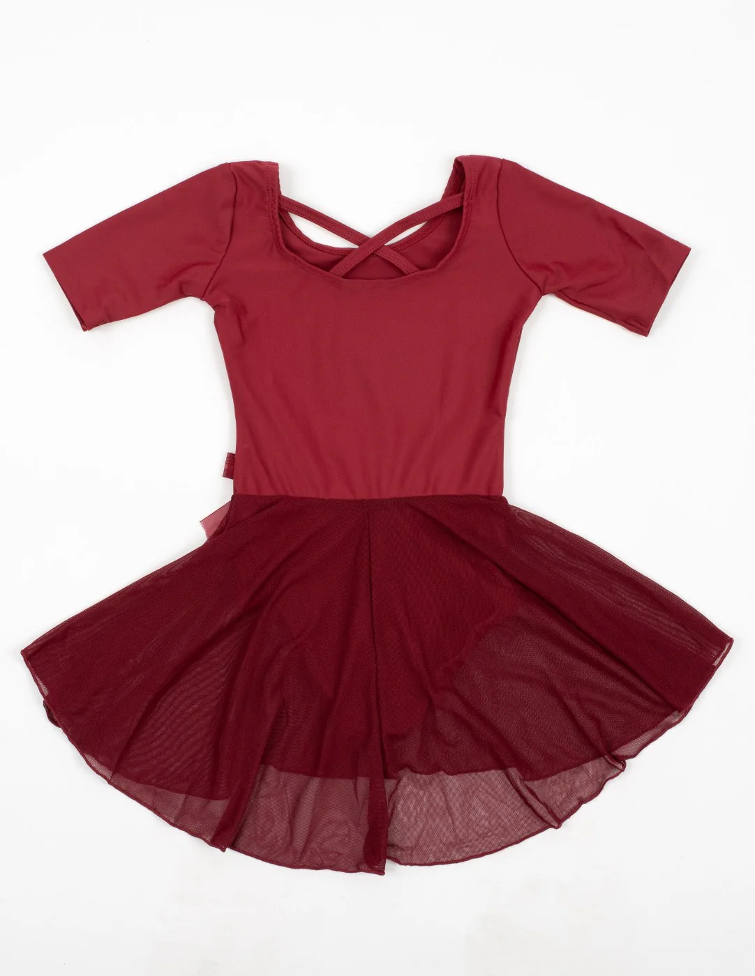 Short Sleeve Skirt Leotard - Image 6