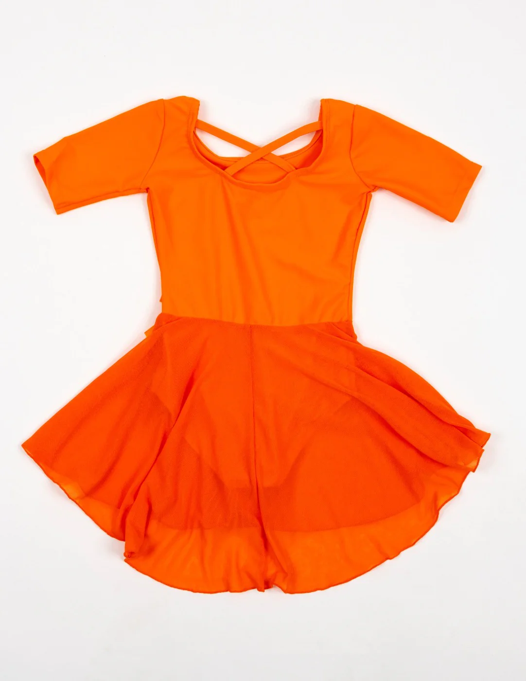 Short Sleeve Skirt Leotard - Image 8