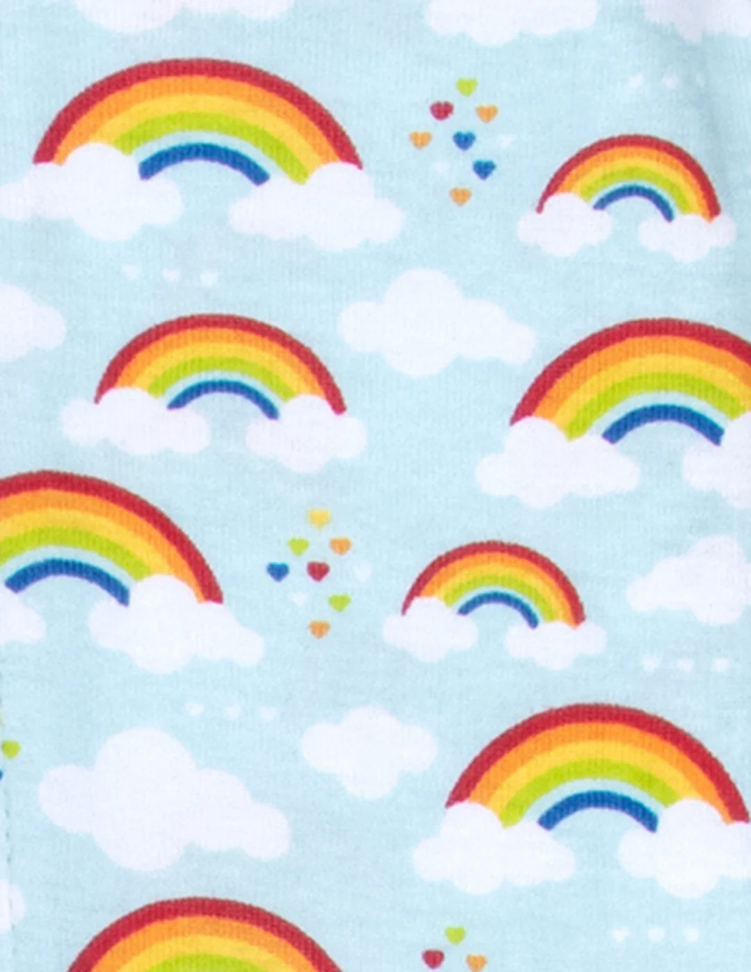 Kids Short Cotton Blue Rainbow - Image 2