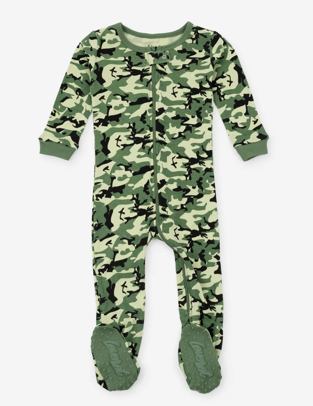 Kids Footed Camouflage Pajamas - Image 2